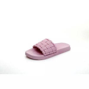  V202-A42 WONDERLY Sandal Jelly Wanita Wonderly / Sendal Selop Karet Wanita / Sandal Slides Wanita / Sandal Rajut Wanita / Sendal Slides / Sandal Rumah Karet / Sandal Santai Variasi: DUSTY,36/37 (23.8