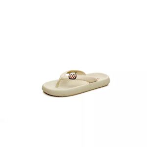  M2288-TG2 WONDERLY Sandal Jepit Anak Perempuan / Sendal Anak Perempuan / Sandal Anak Laki Laki / Sandal Anak Murah / Sandal Anak Karet / Sandal Jepit Anak Variasi: Anak Boba - Cream,34/35 (22CM)