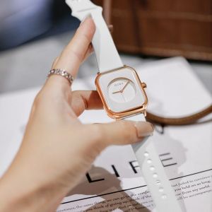  Jam Tangan Wanita A0190 Silicone Fashion Premium Watch Variasi: putih