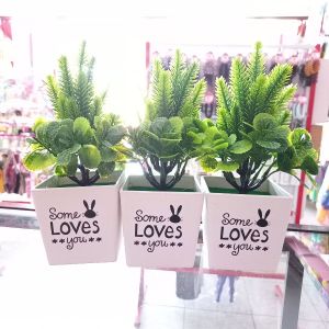 Bunga Pot Hias Plastik