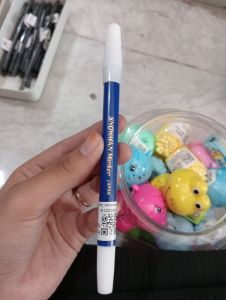 Snowman Marker Spidol Biru