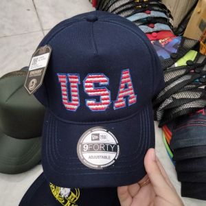 Topi Trucker Bordir USA