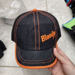 Topi Tuwil Denim Bloods Oren