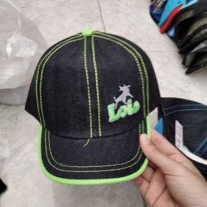 Topi Tuwil Denim Lois Hijau