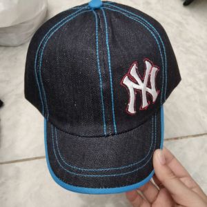 Topi Tuwil Denim NY Biru
