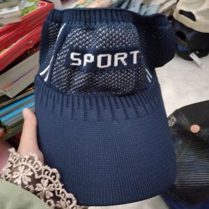 Topi Sport Navy Putih