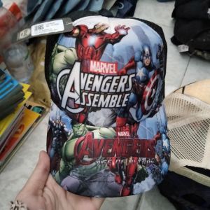 Topi Avengers Hitam Biru