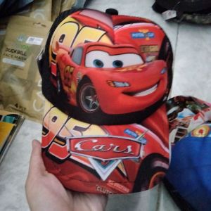 Topi Cars Merah Hitam 