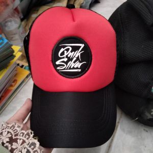 Topi Quick Silver Hitam Merah 