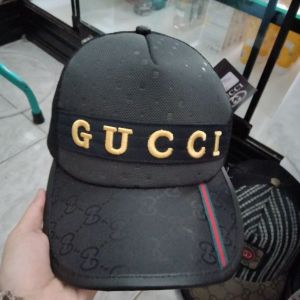 Topi Gucci Hitam