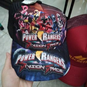 Topi Power Rangers Hitam 