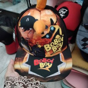 Topi Boboi Boy Cula Kuning