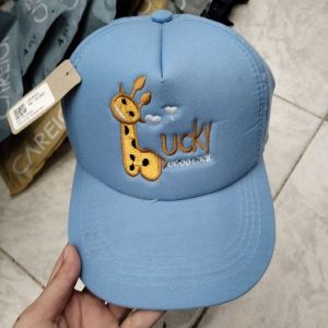 Topi Lucky Jerapah Biru
