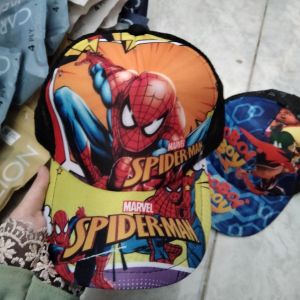 Topi Marvel Spiderman Hitam 