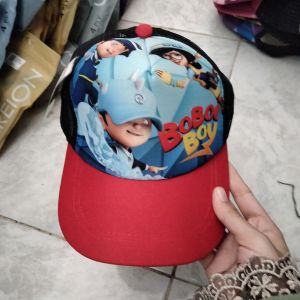 Topi Boboi Boy Merah Biru