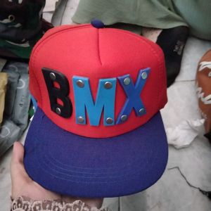 Topi  Snapback BMX Merah 