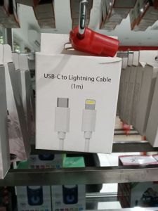Kabel Data/USB C TO LIGHTNING CABLE/TYPE-C TO LIGHTNING/100CM/3A