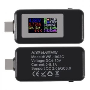 TESTER KWS-1902C TYPE C USB TESTER POWER 4-30V