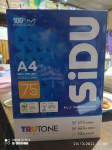 Kertas HVS A4 Sidu 75gr