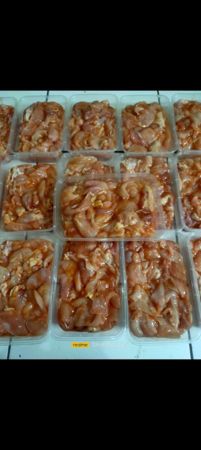 Ayam slice marinasi