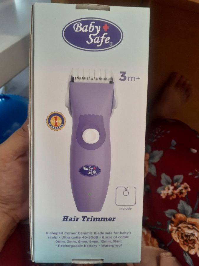 Baby safe hair trimmer