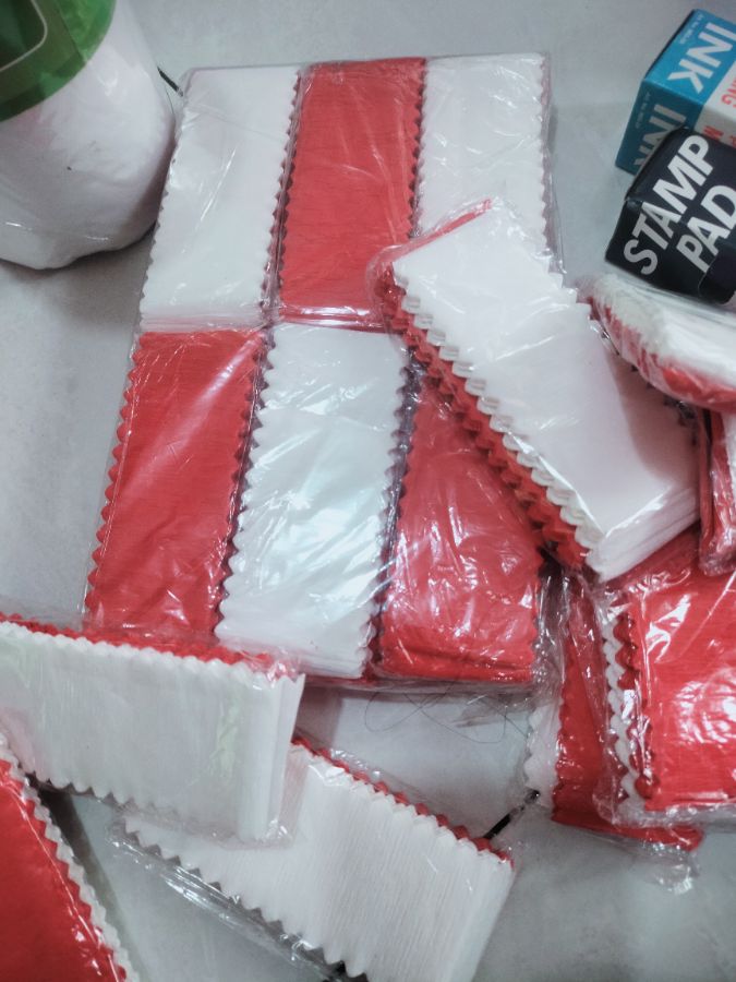 KERTAS KRIP MERAH PUTIH 