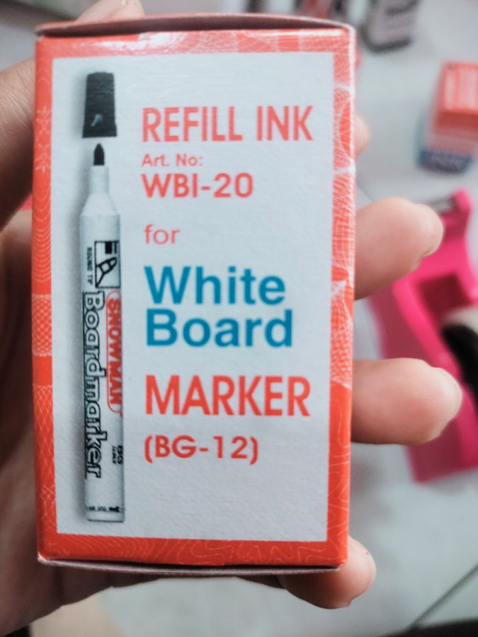 TINTA SNOWMAN REFIL NON PERMANEN
