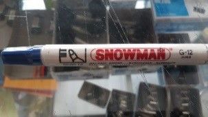 Spidol Permanen Biru Snowman 