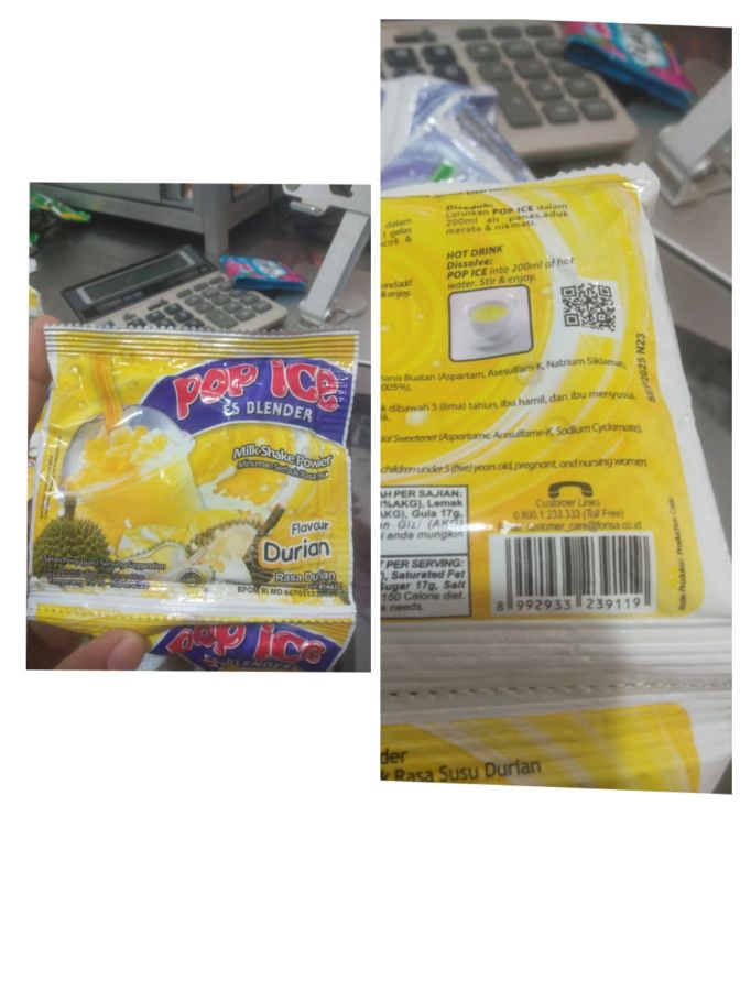 Pop Ice Durian