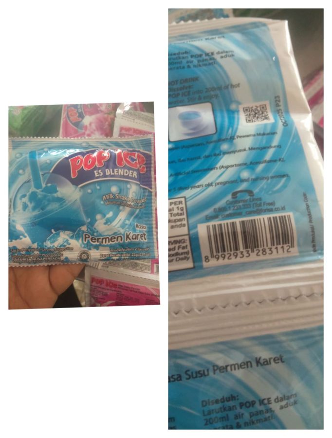Pop Ice permen karet