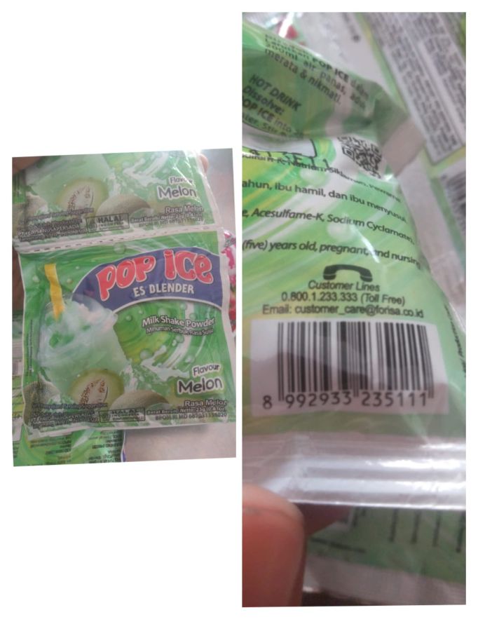 Pop ice melon