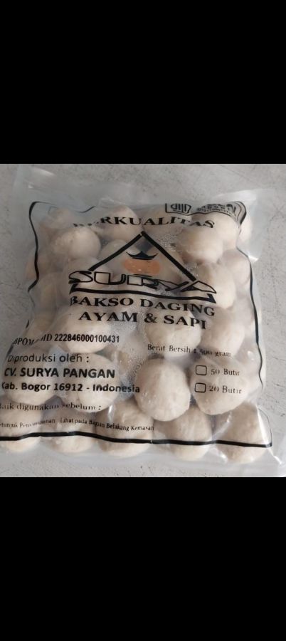 Baso surya ayam+sapi