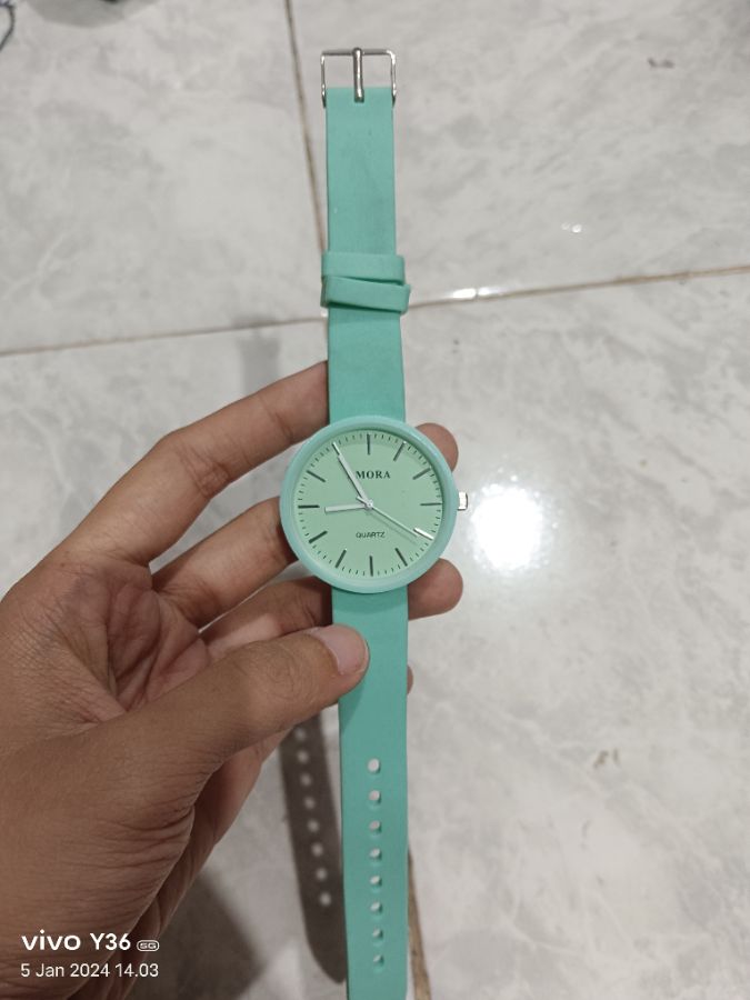 Amora Jam Tangan Cewek Toska