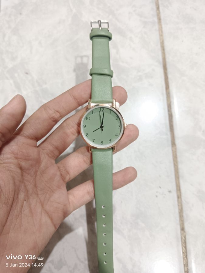 Quartz Jam Tangan Cewek Green 