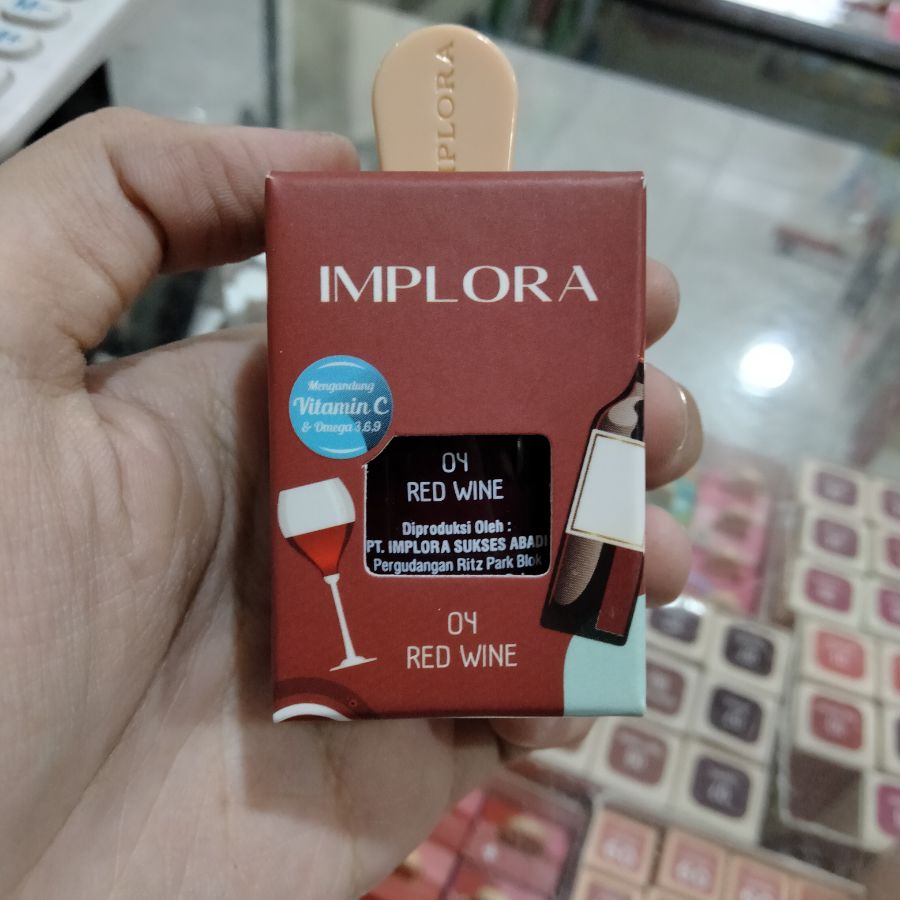 Implora Cheek & Lip Tint No.04 Red Wine
