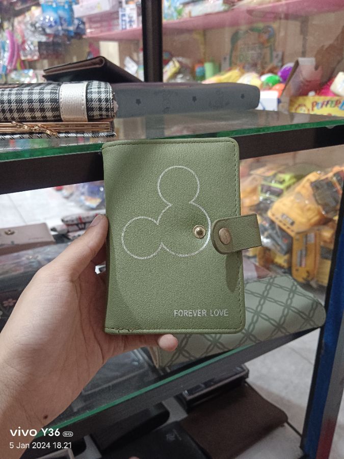 Forever Love Dompet Kartu Cewek Green