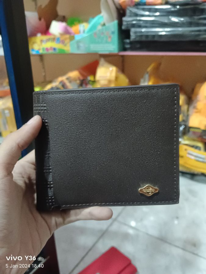 Boweisi Dompet Cowok Brown