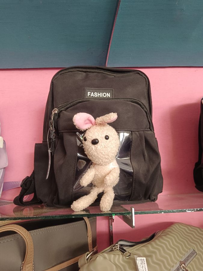 Fashion Tas Ransel Korea Black