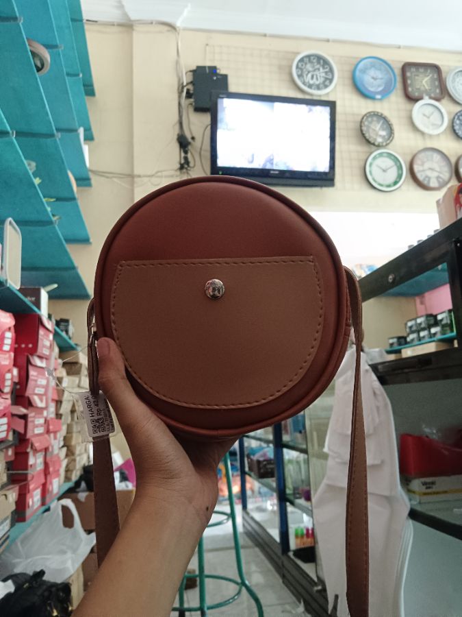 Tas Fashion Bulat Brown
