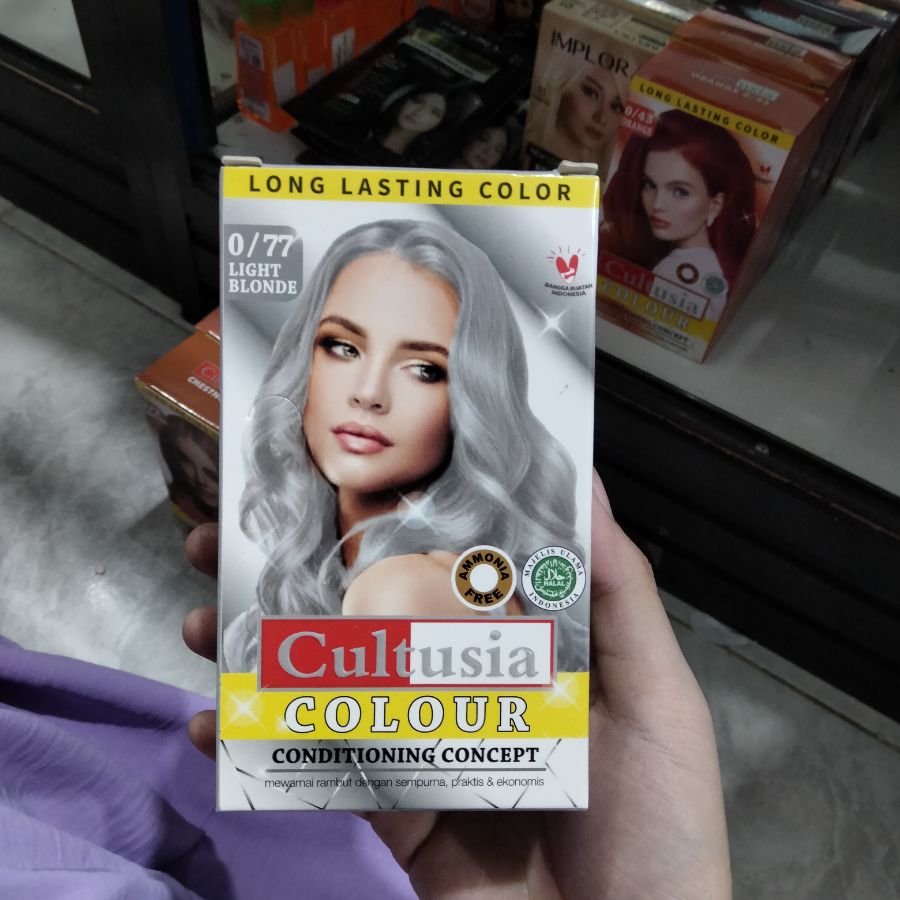 Cultusia Colour Conditioning Concept/ LightBlonde0/77/ 30gr +30ml+ 15gr