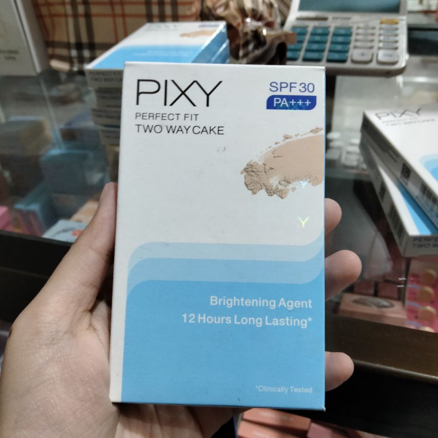 Pixy Perfect Fit Two Way Cake / 02.Yellow Beige/ 12.2gr/ JUN2025