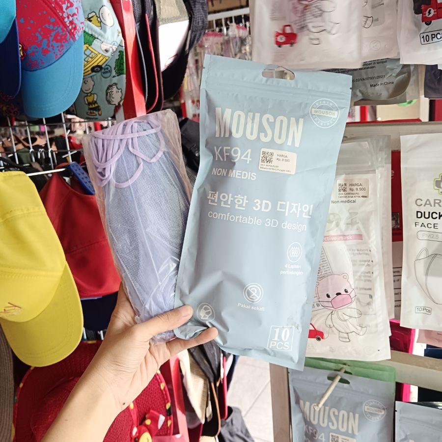 Mouson KF94/Dewasa/10pcs/Purpple