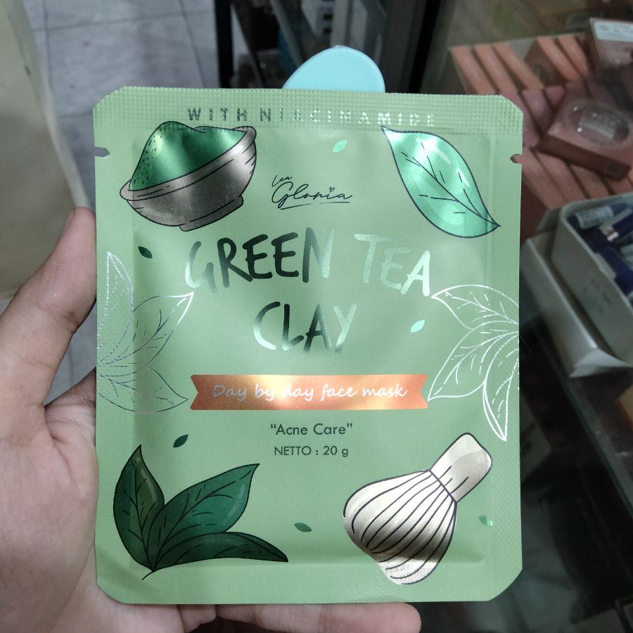 Lea Gloria Day By Day Face Mask/ Green Tea Clay/ 20gr