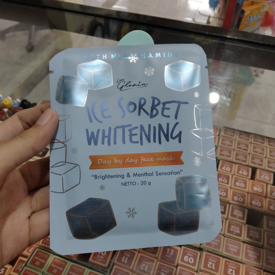 Lea Gloria Day By Day Face Mask/ Ice Sorbet Whitening/ 20gr