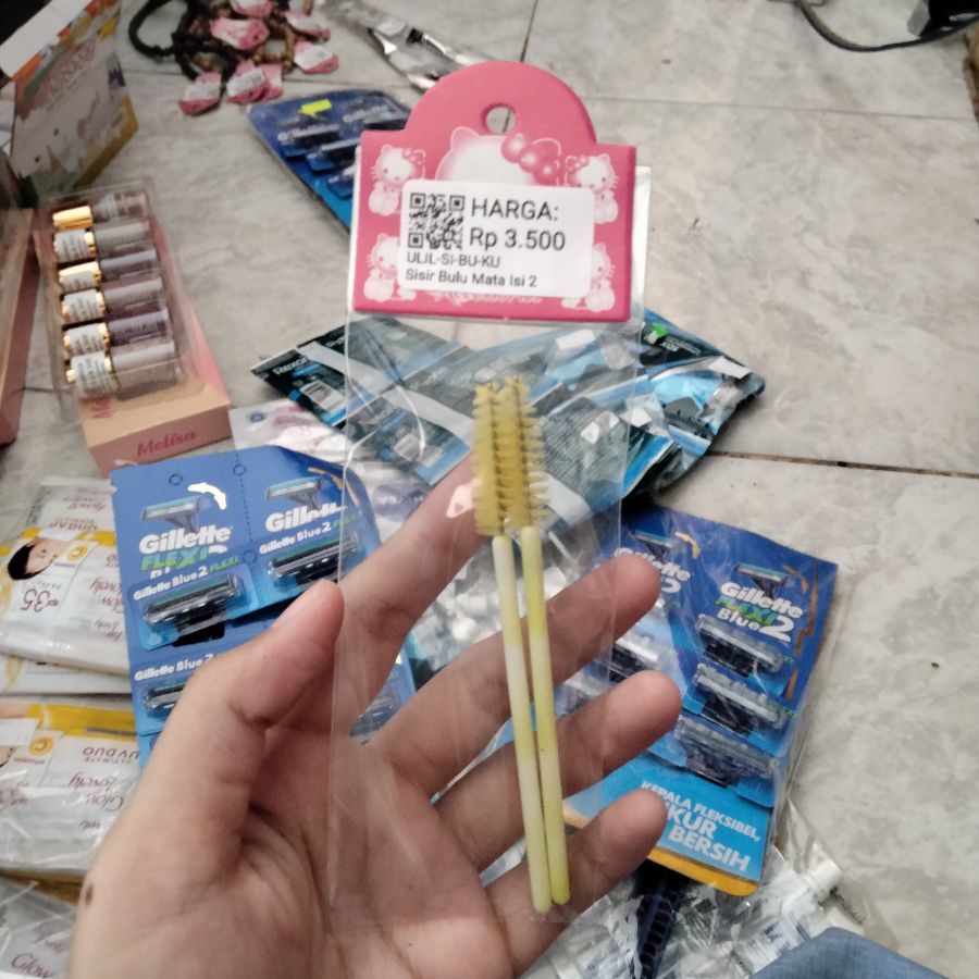 Sisir Bulu Mata Isi 2/ Kuning