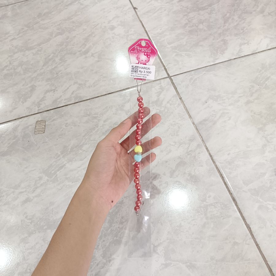 Strap Masker Mutiara Love Warna