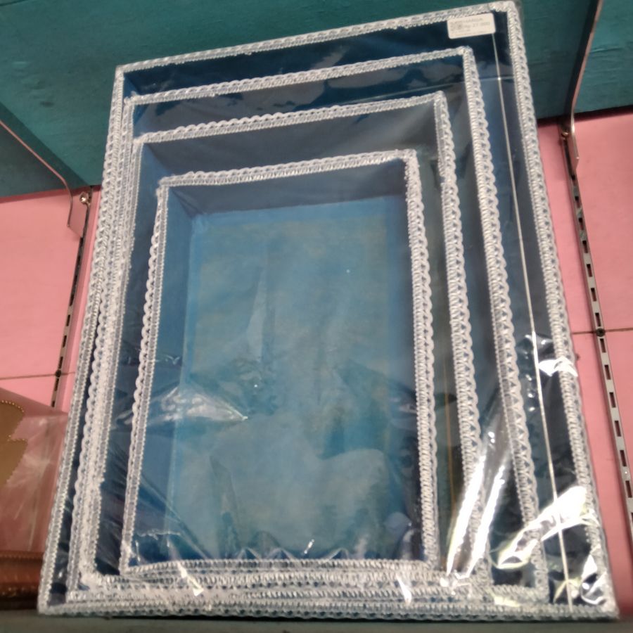 Kotak Seserahan Isi 4 Biru Muda