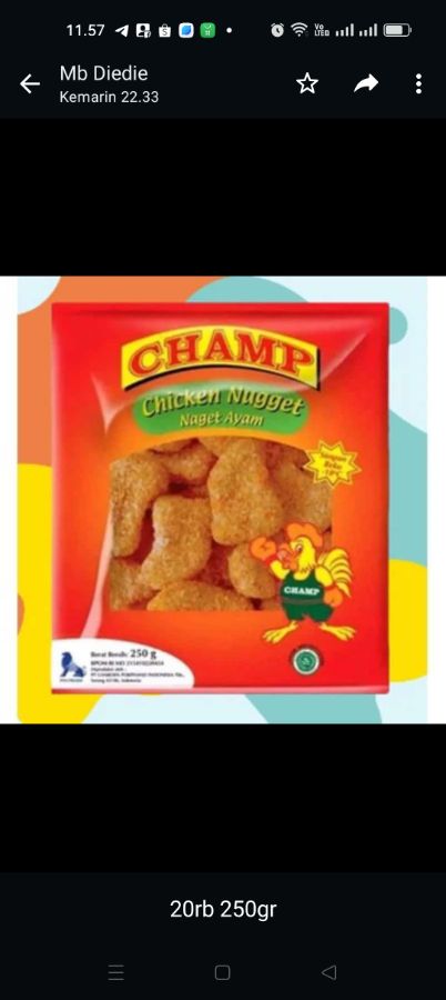 Champ nugget 225g