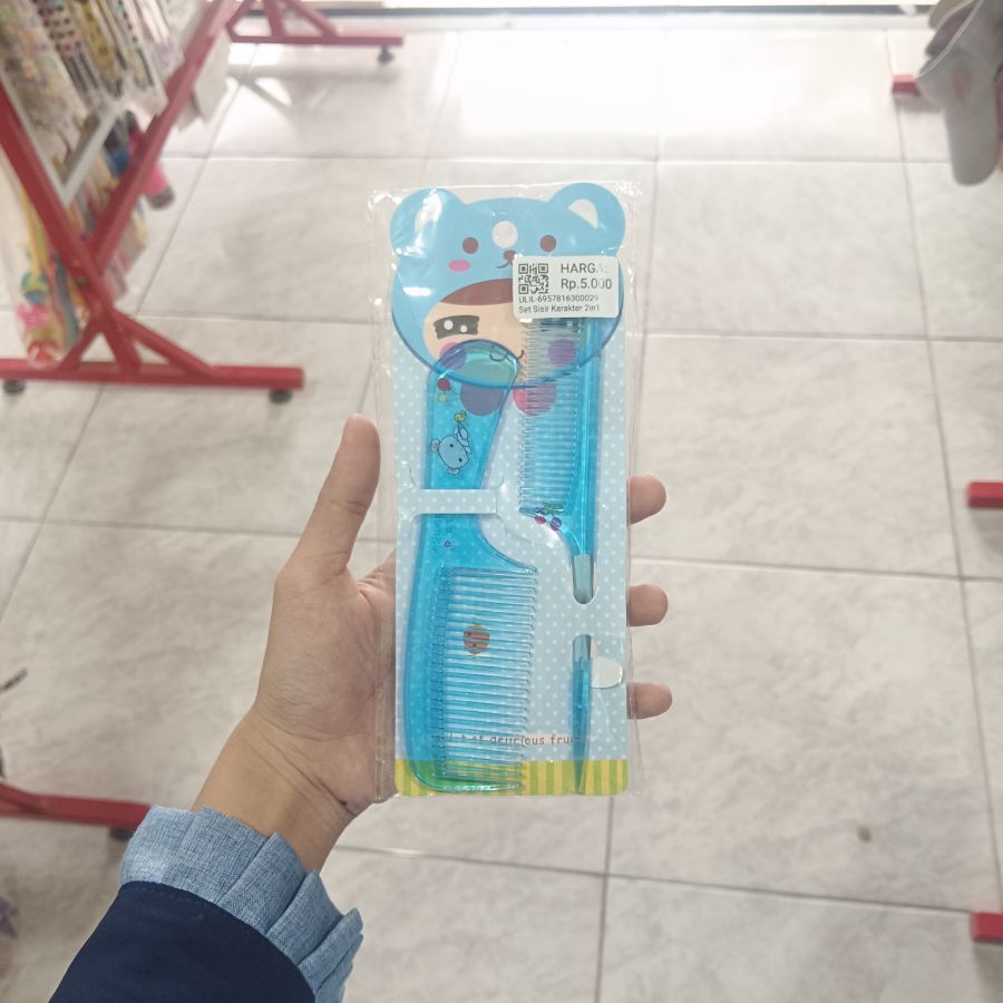 Set Sisir Karakter 2in1