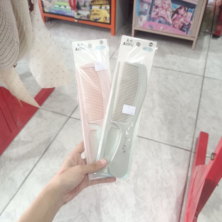 Aishu Set Sisir 2in1 Polos Besar